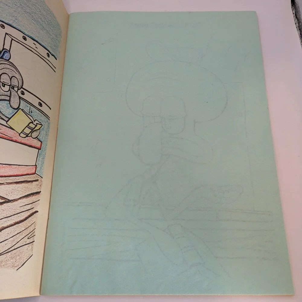 Spongebob The‎ Good Bad Krabby Employee Of The Month Golden Books Coloring Book